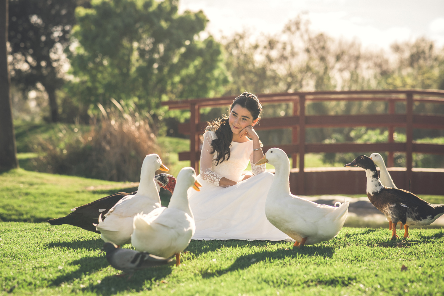 Comunion San Roque Parque de la Vida patos
