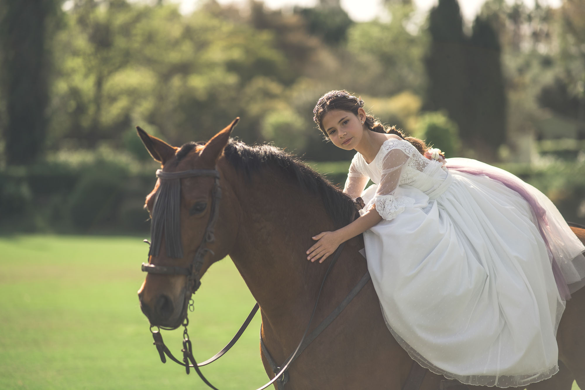 Comunion con caballo en Polo Ayala San Roque, Sotogrande