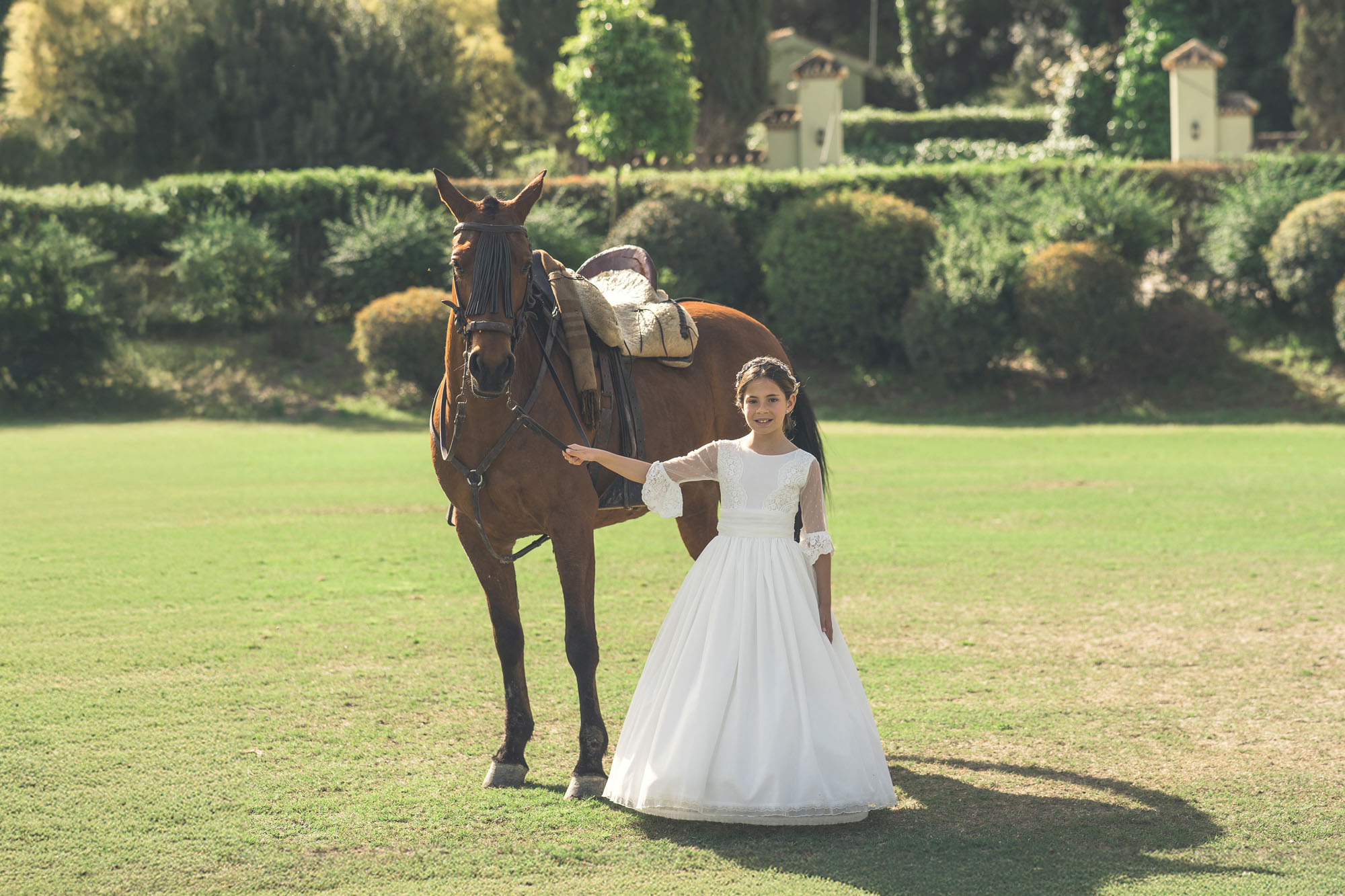 Comunion con caballo en Polo Ayala San Roque, Sotogrande