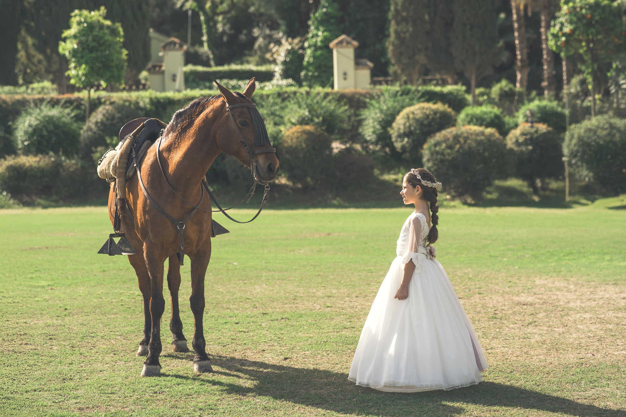 Comunion con caballo en Polo Ayala San Roque, Sotogrande