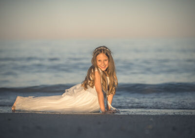 Comunión de Isabella en estudio y playa Sotogrande